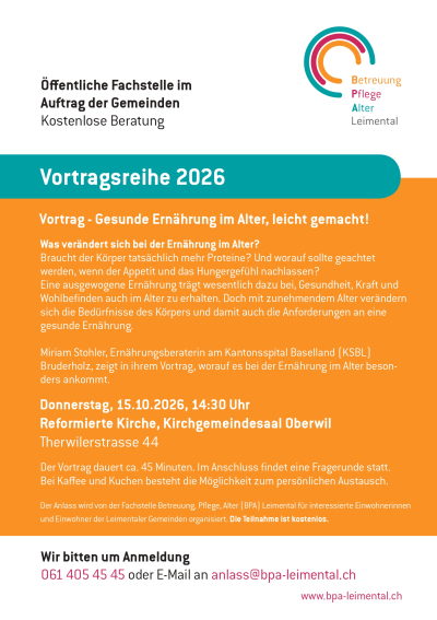 Gesunde Ernährung im Alter, leicht gemacht! Gesunde Ernährung im Alter, leicht gemacht!