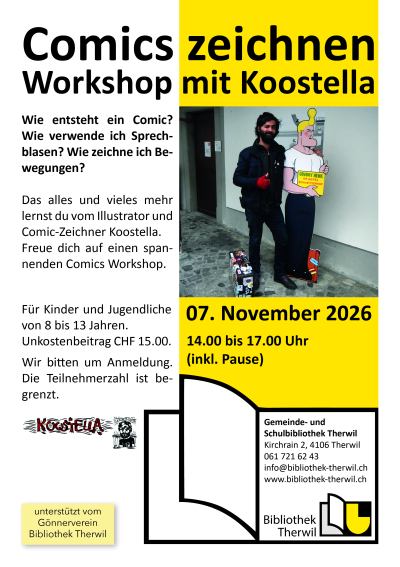 Comic zeichnen - ein Workshop mit Koostella Comic zeichnen - ein Workshop mit Koostella