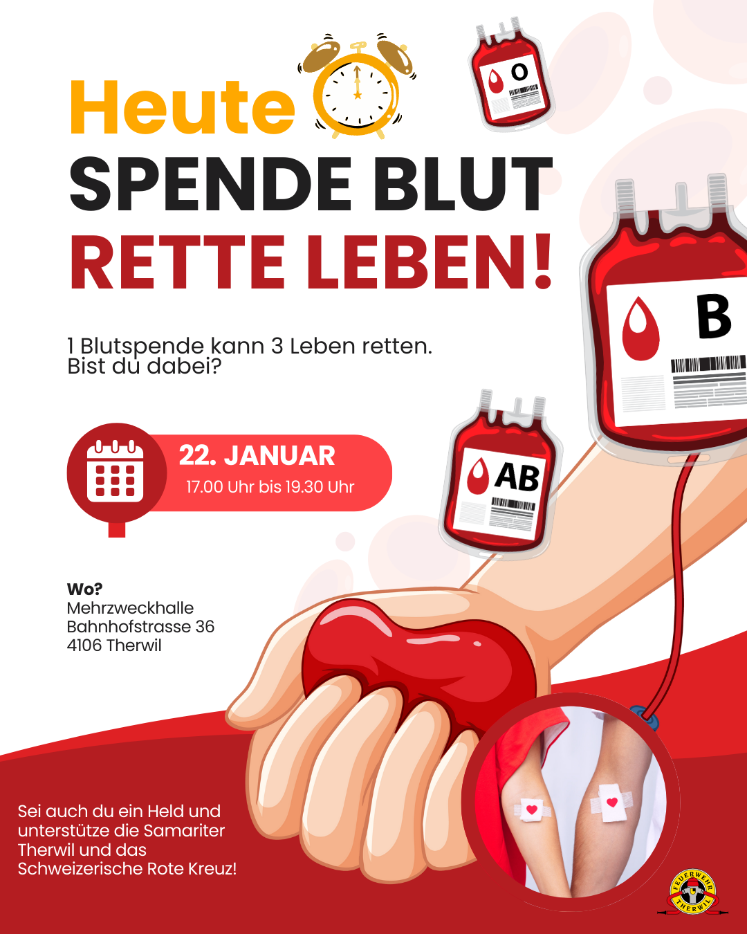 Blutspende Januar