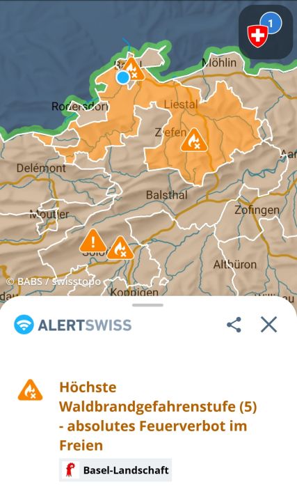 Waldbrandgefahr