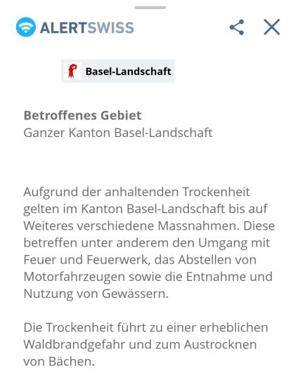 Waldbrandgefahr