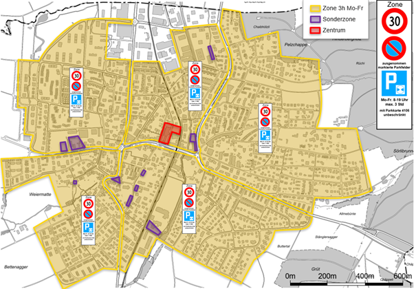 Neue Parkregelung